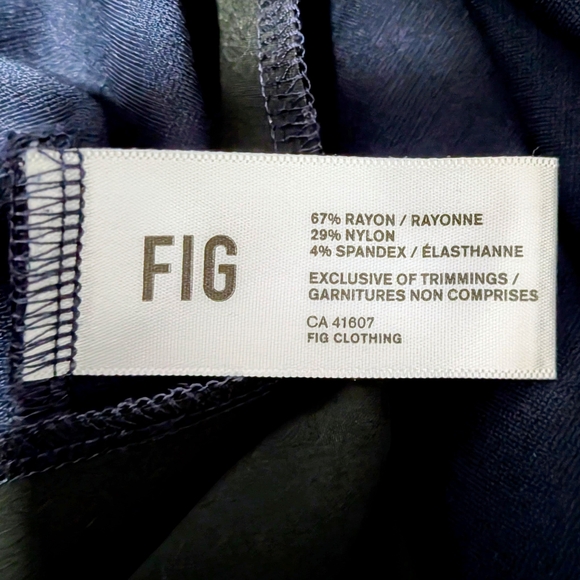 FIG Long Sleeve Tunic Top With Pockets | Size Small | Made in Canada #132 - Picture 5 of 6